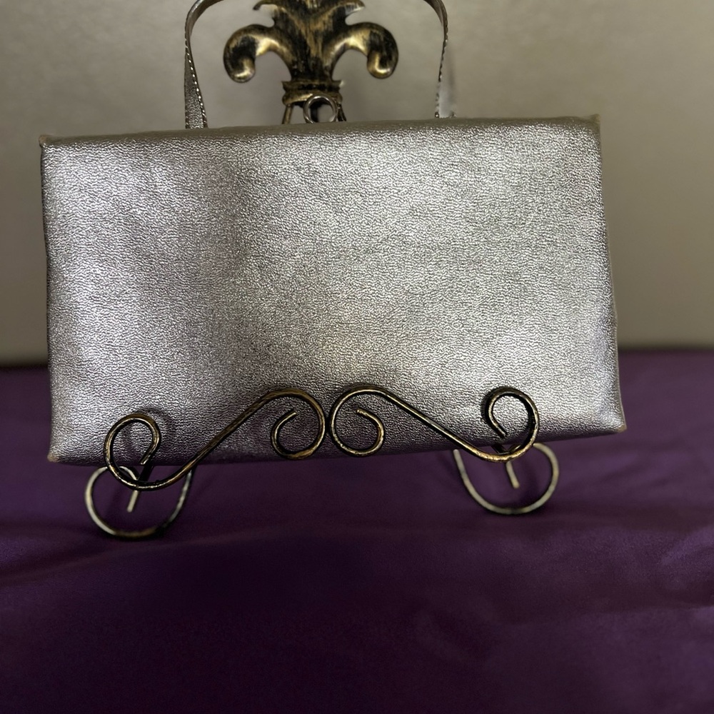 Elegant Silver Clutch